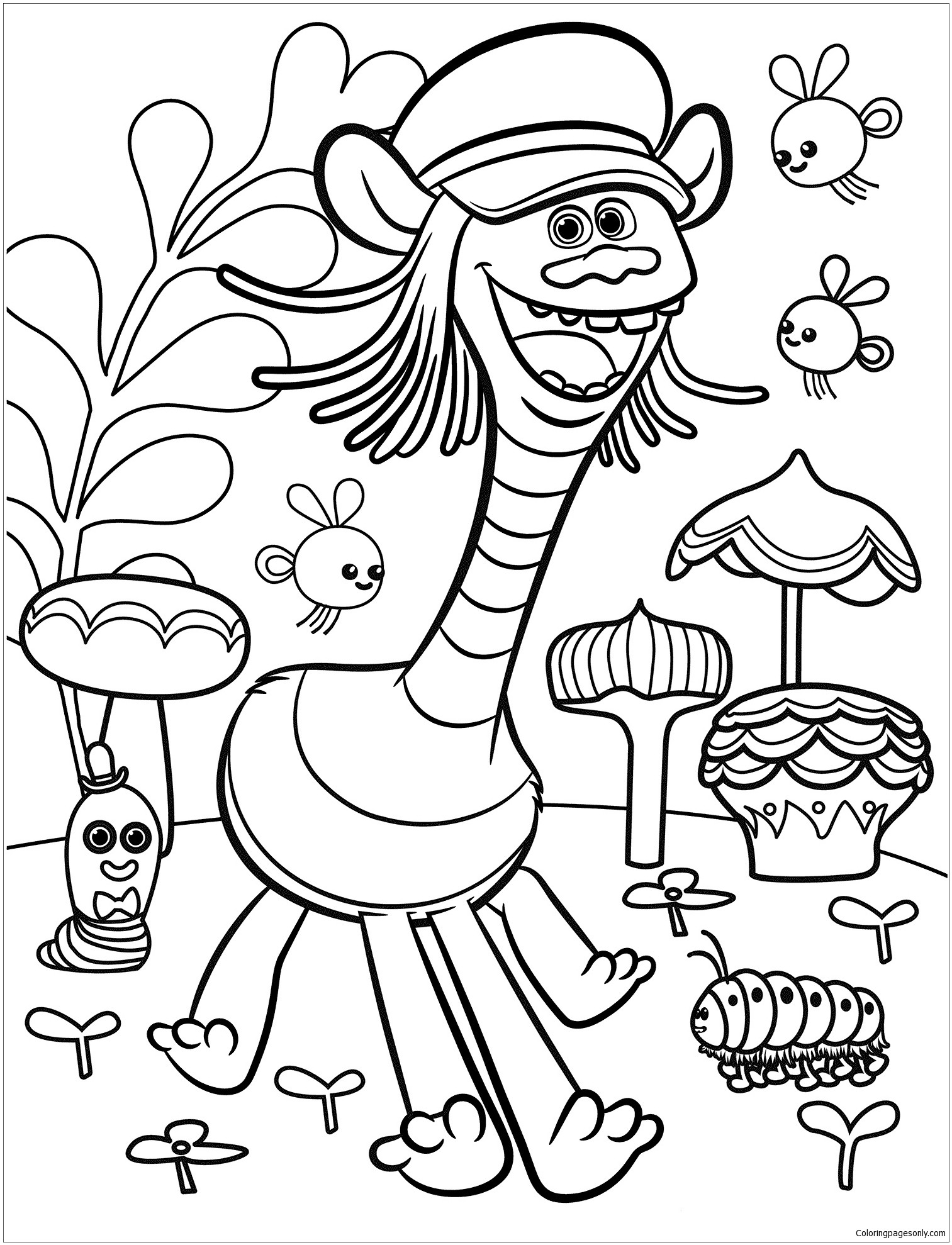 1513x1979 Trolls Movie 100 Trollz Coloring Pages