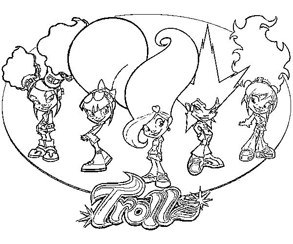 600x500 Coloring Page Trollz 1
