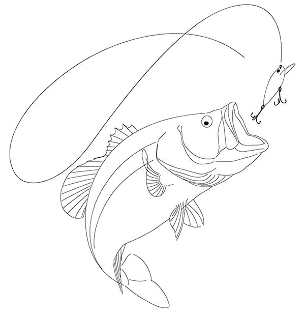 600x623 Trombone Coloring Page Bass Coloring Pages Coloring Pages For Kids