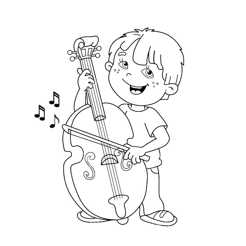 863x863 Trombone Coloring Page Coloring Pages For Kids Cars
