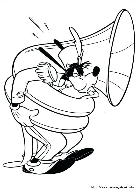 567x794 Trombone Coloring Page Last Updated May Coloring Pages Disney
