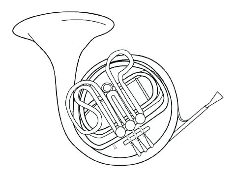 480x360 Iphone Coloring Page Trombone Together With Musical Instruments