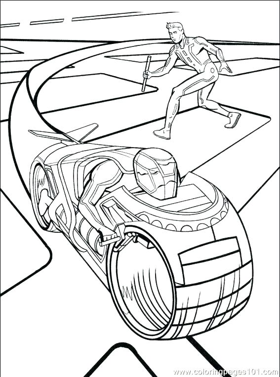567x763 Coloring Page Dog 2 With Tron Outline Coloring Pages Free Tron