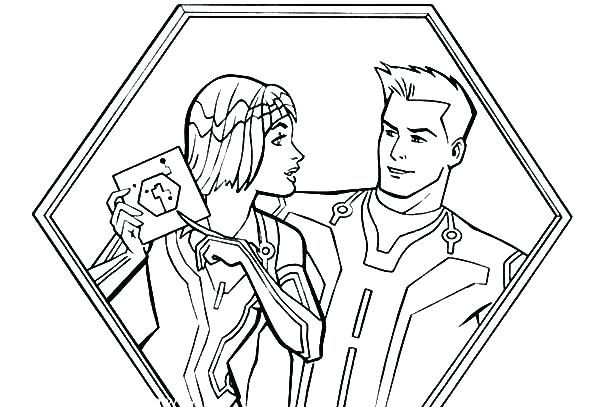 600x407 Free Coloring Christmas Pages Coloring Free Tron Legacy Show Disk