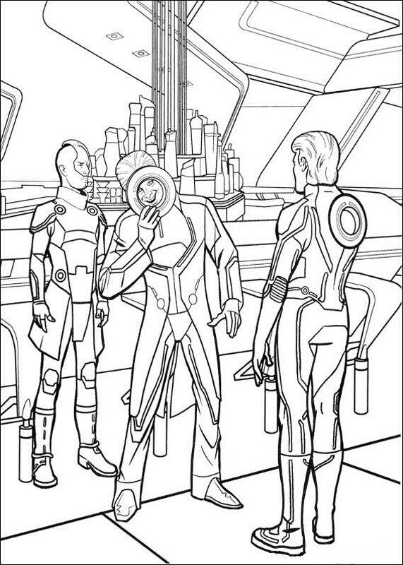 571x800 Free Printable Tron Coloring Pages For Kids Free Printable