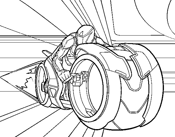 600x470 Stunning Tron Coloring Pages 82 Printable Me
