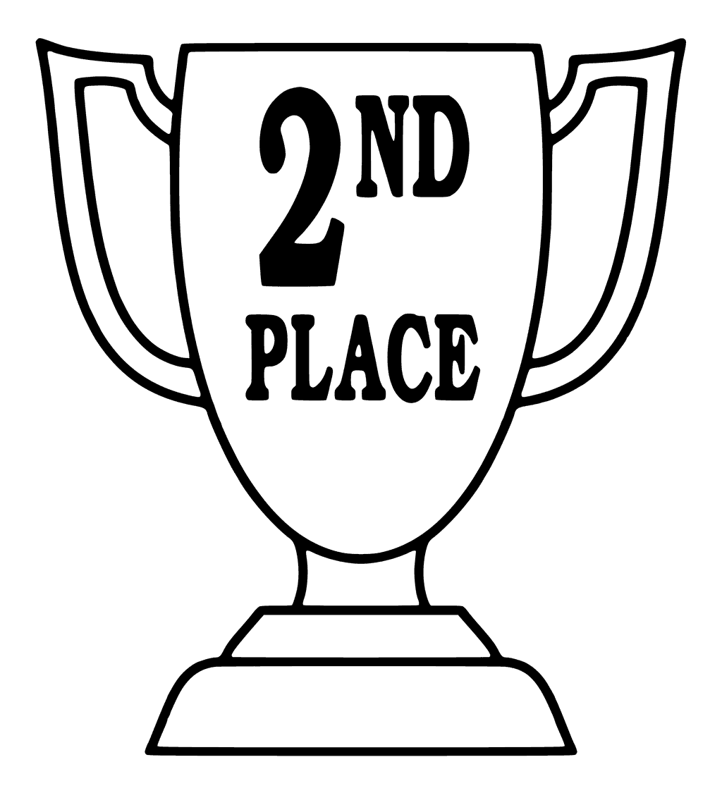 1024x1125 2nd Place Trophy Coloring Pages