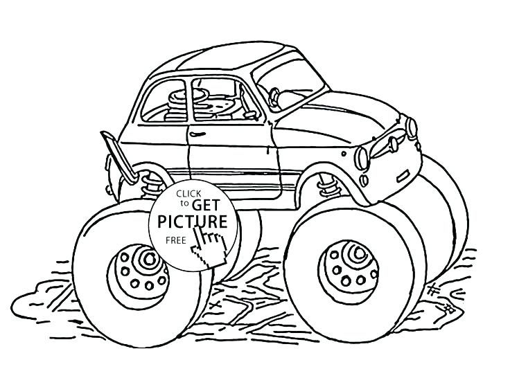 736x533 Monster Truck Coloring Pages Free Truck Coloring Games Hot Wheels
