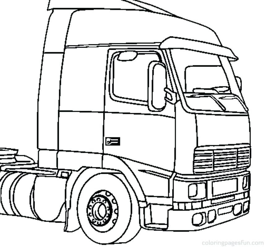 860x800 Truck Coloring Country Fresh Semi Truck Coloring Page Truck
