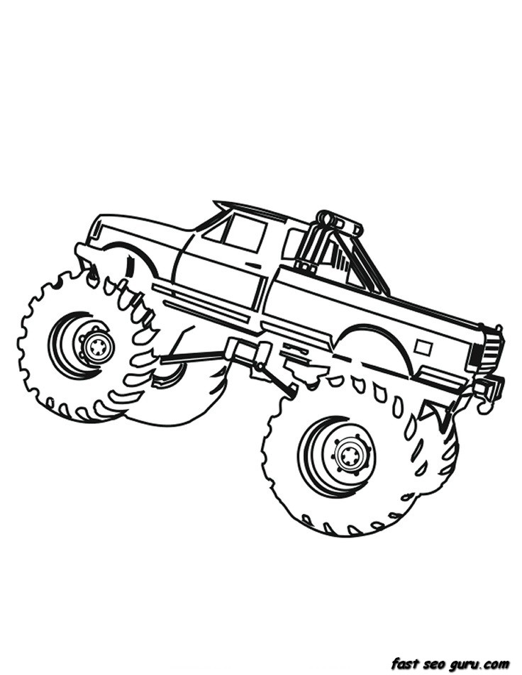 736x952 Coloring Pages For Boys Cars Trucks Daily Printable Humorous Print