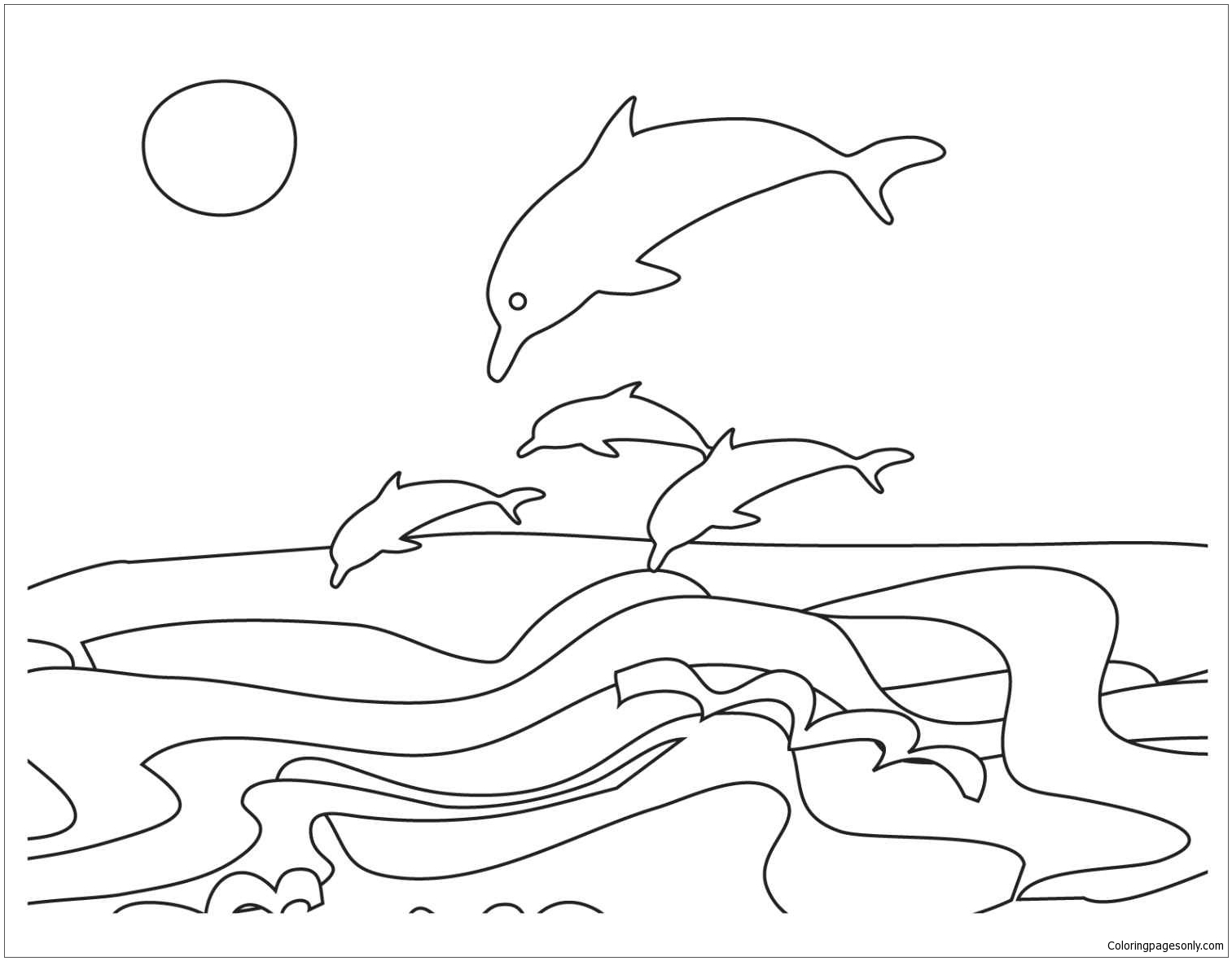 1513x1181 Tropical Beach Coloring Page Free Printable Pages At And 2