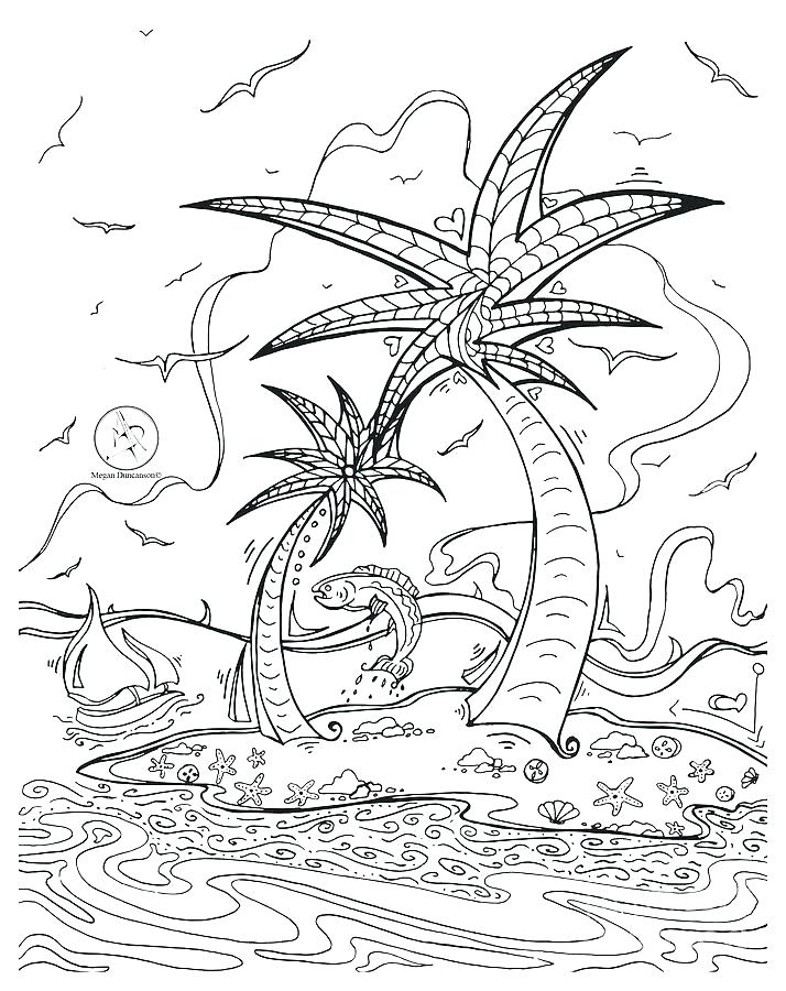 714x900 Tropical Coloring Pages Island Coloring Pages Island Coloring