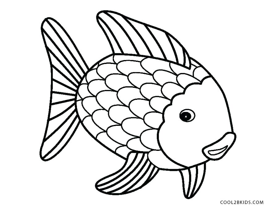 890x689 Fish Coloring Pages Fish Coloring Pages For Preschoolers Fish