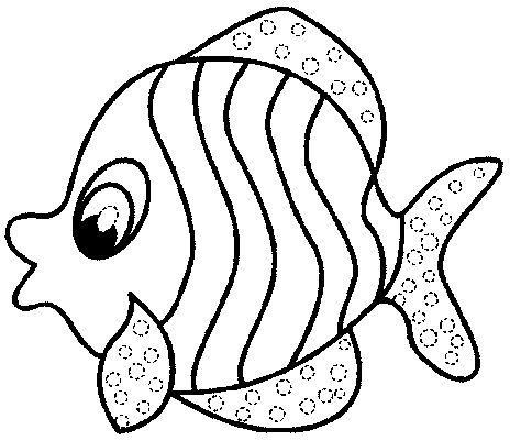 464x400 Fish Coloring Pages For Kids Fish Coloring Pages Coloring Pages