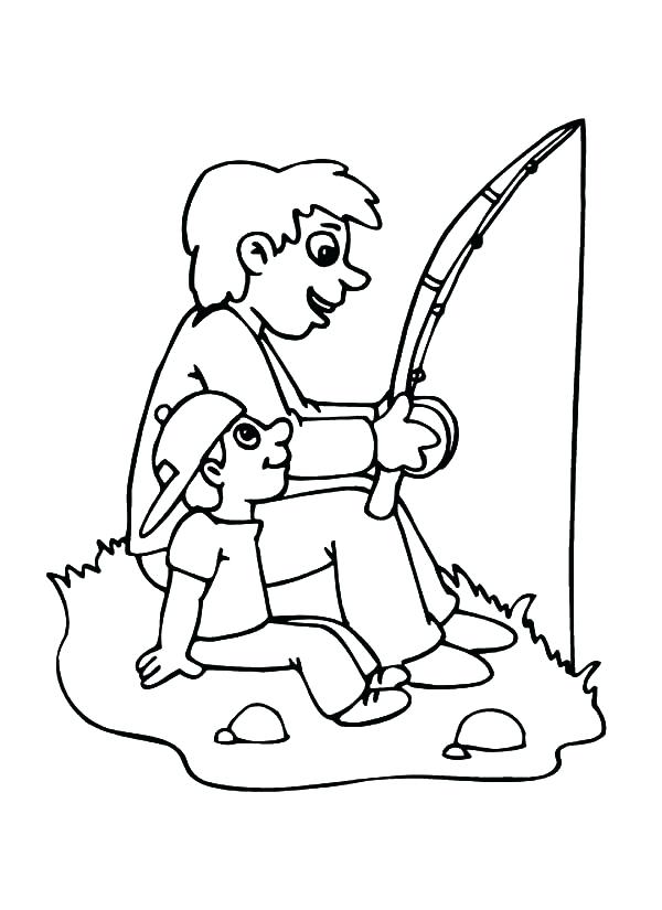 600x825 Trout Fish Coloring Pages Deepart