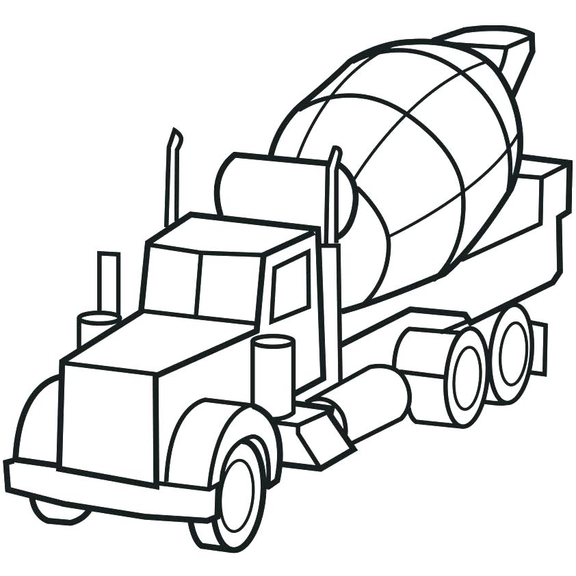 842x842 Semi Coloring Pages Truck Printable Coloring Pages Truck Coloring