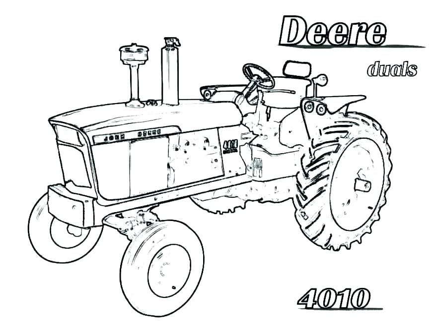 878x678 Tractor Trailer Coloring Pages Tractor Coloring Pages Tractor