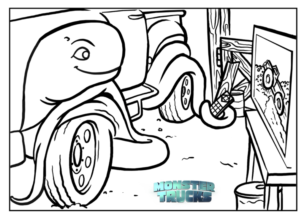 1024x731 Free Monster Trucks Coloring Pages Amp Activity Sheets