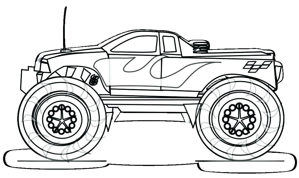 1024x608 Cars And Trucks Coloring Pages