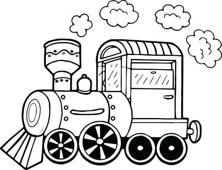 728x557 Coloring Pages For Adults Train Modern Garbage Truck Dump Drawings