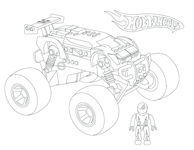 640x494 Monster Truck Coloring Pages Lightning Coloring Pages Cars 3