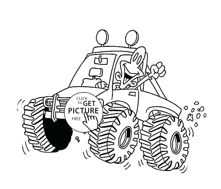 736x630 Truck Coloring Book