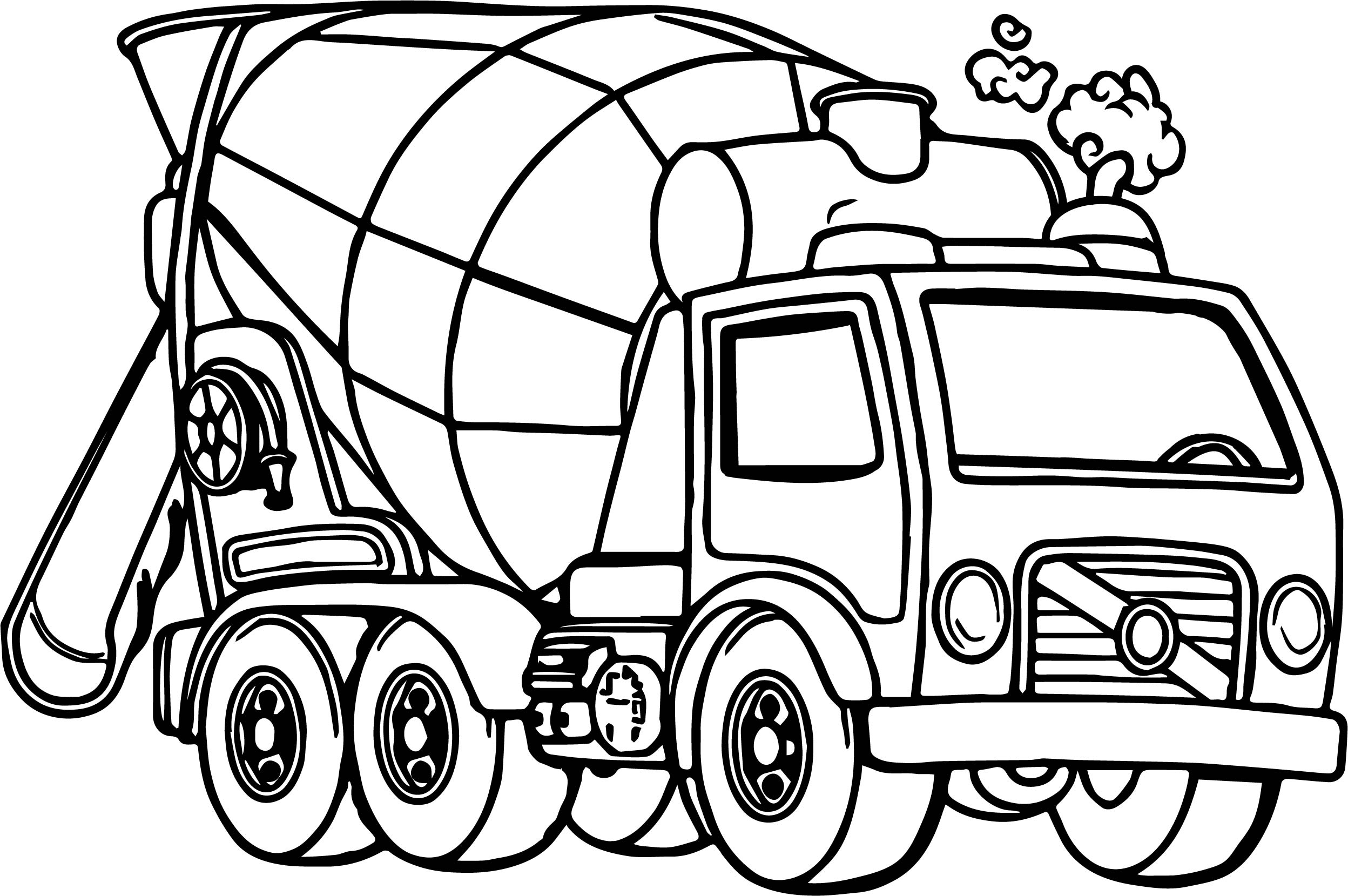 2496x1659 Awesome Cement Mixer Truck Coloring Pages Gallery Printable