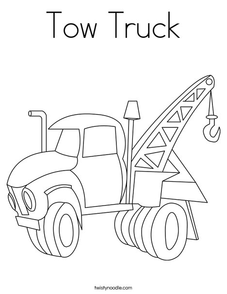 Truck Coloring Pages For Preschoolers