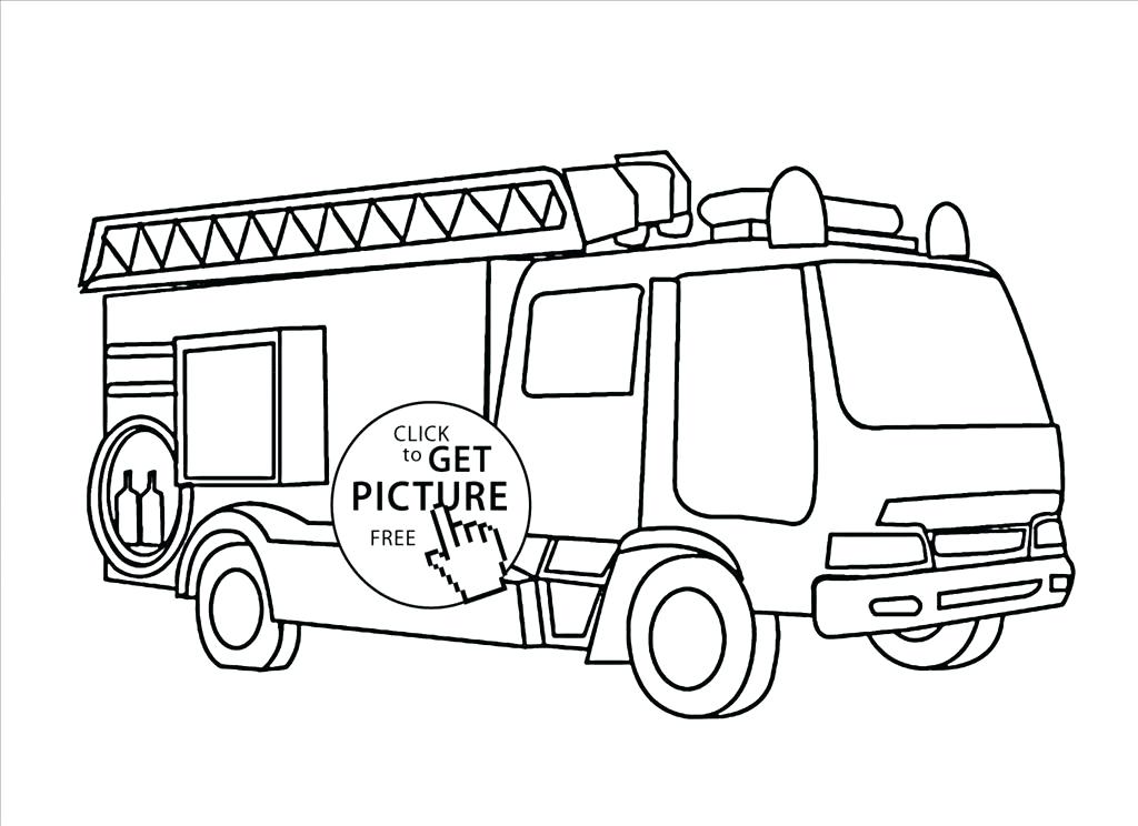 1024x744 Firetruck Coloring Page Download Large Image Fire Truck Coloring