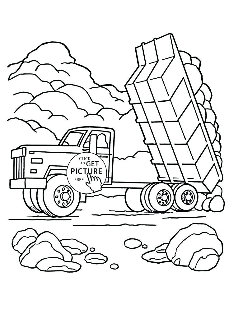 736x994 Transportation Coloring Page Tow Truck Coloring Pages Dump Truck