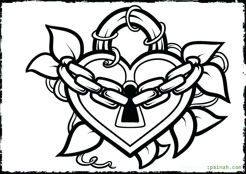 1024x728 Heart Coloring Pages Love Coloring Pages For Adults Awesome