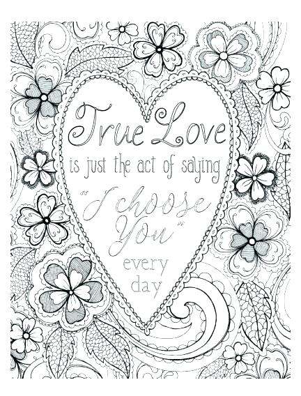 432x568 Love Heart Colouring Love Color Pages True Love Colouring Page