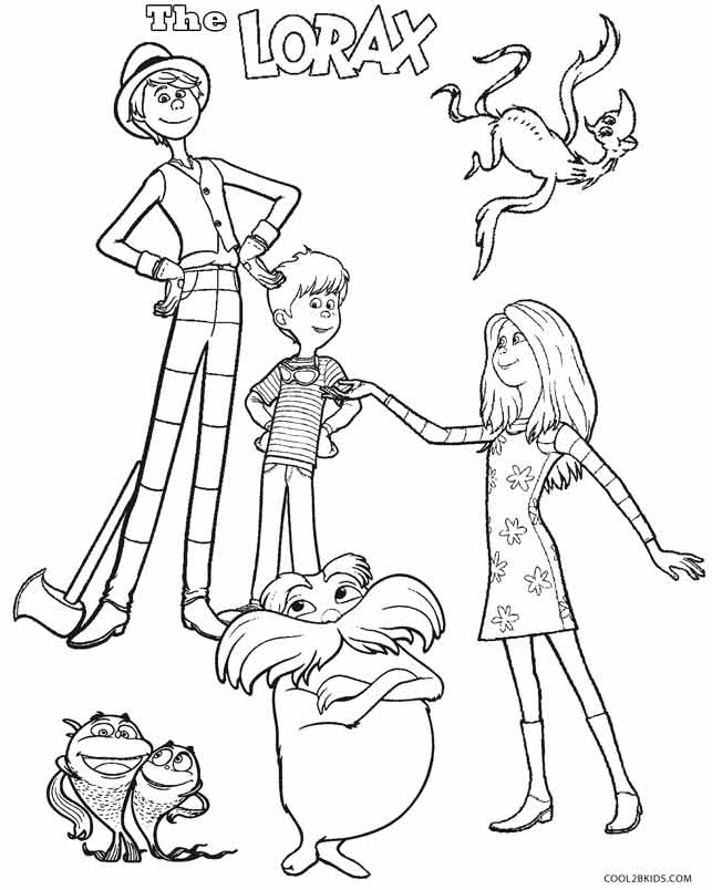 643x804 Printable Lorax Coloring Pages For Kids Cool2bkids
