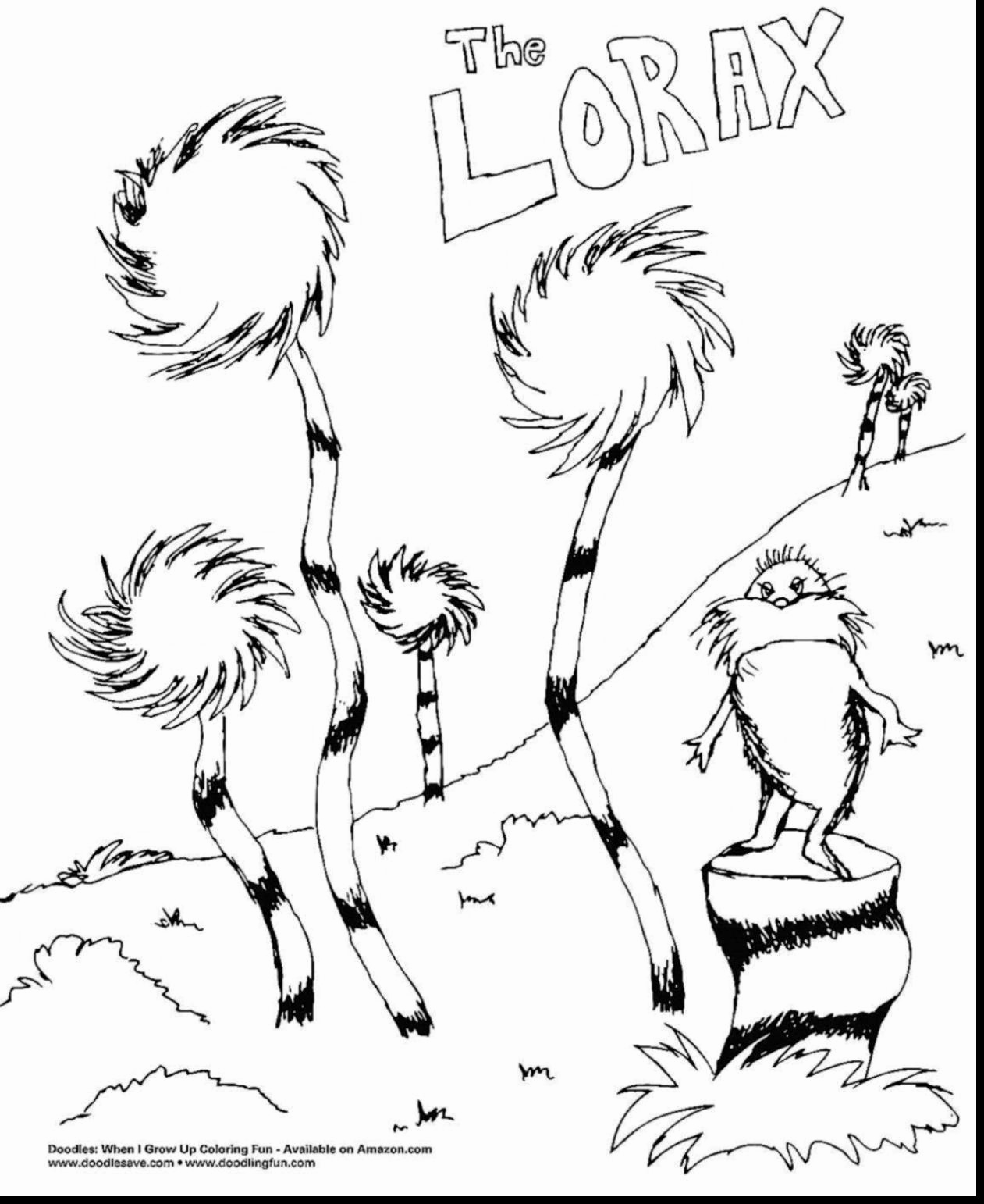 1261x1542 Impressiveorax Coloring Pages Beautiful Page With Dr Suess