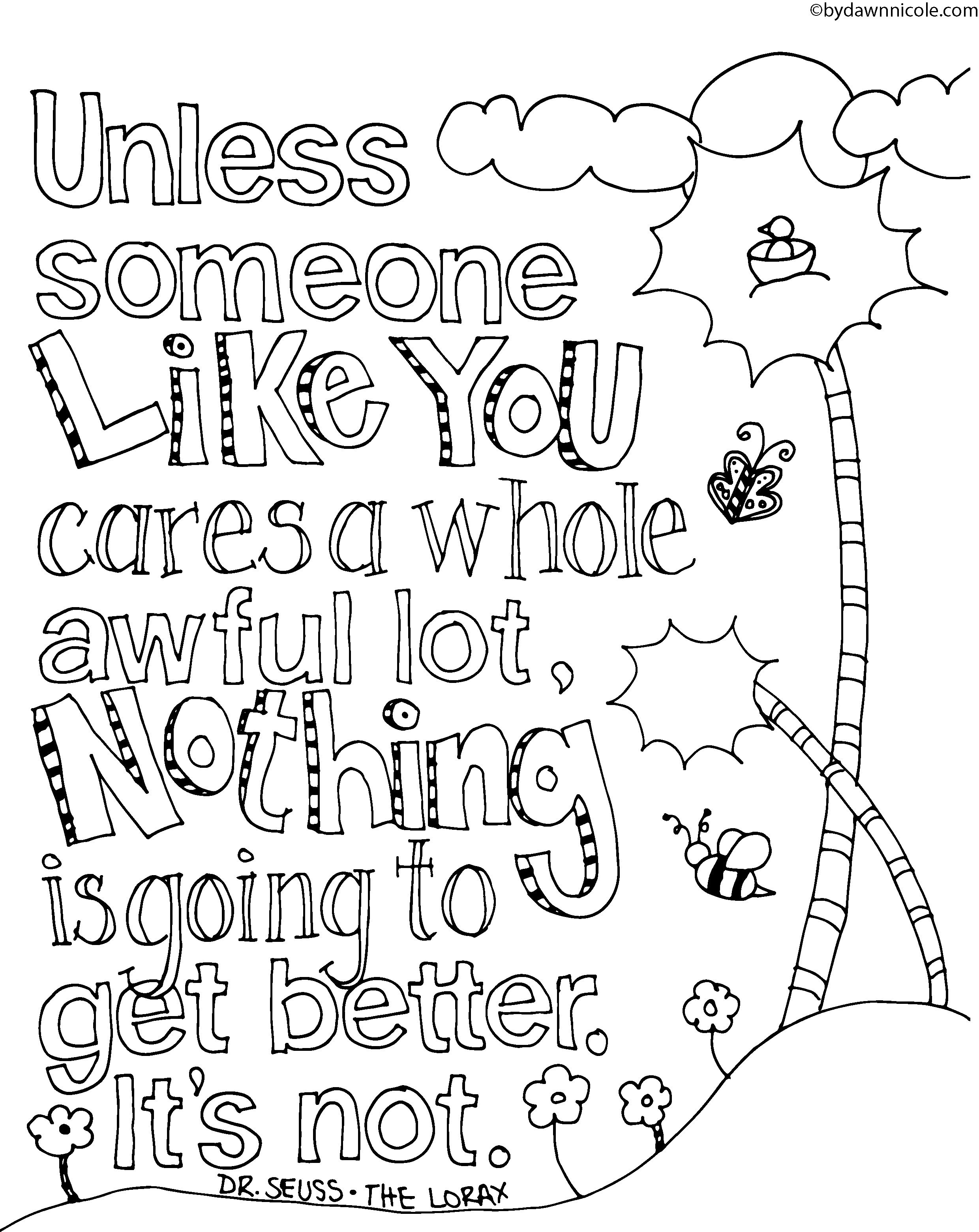 2480x3121 Lorax Coloring Pages Bears The Unless Truffula Trees Book