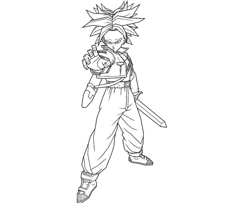 800x667 Future Trunks 3 Coloring Crafty Teenager