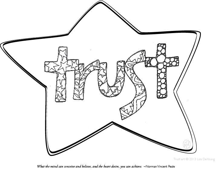 714x570 Trust Coloring Pages