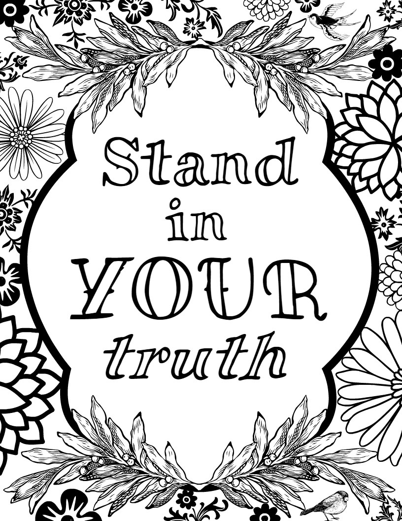 816x1056 Stand In Your Truth