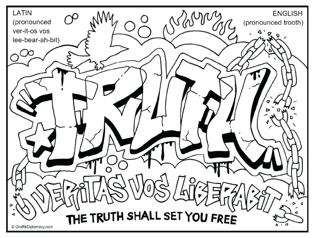 1014x768 Graffiti Coloring Pages Graffiti Color Pages Classy Design Ideas