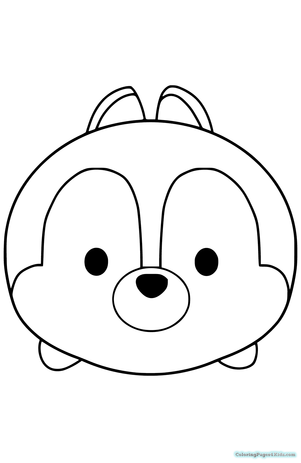 1040x1600 Free Tsum Coloring Pages Tsum Family Comp 1 Di