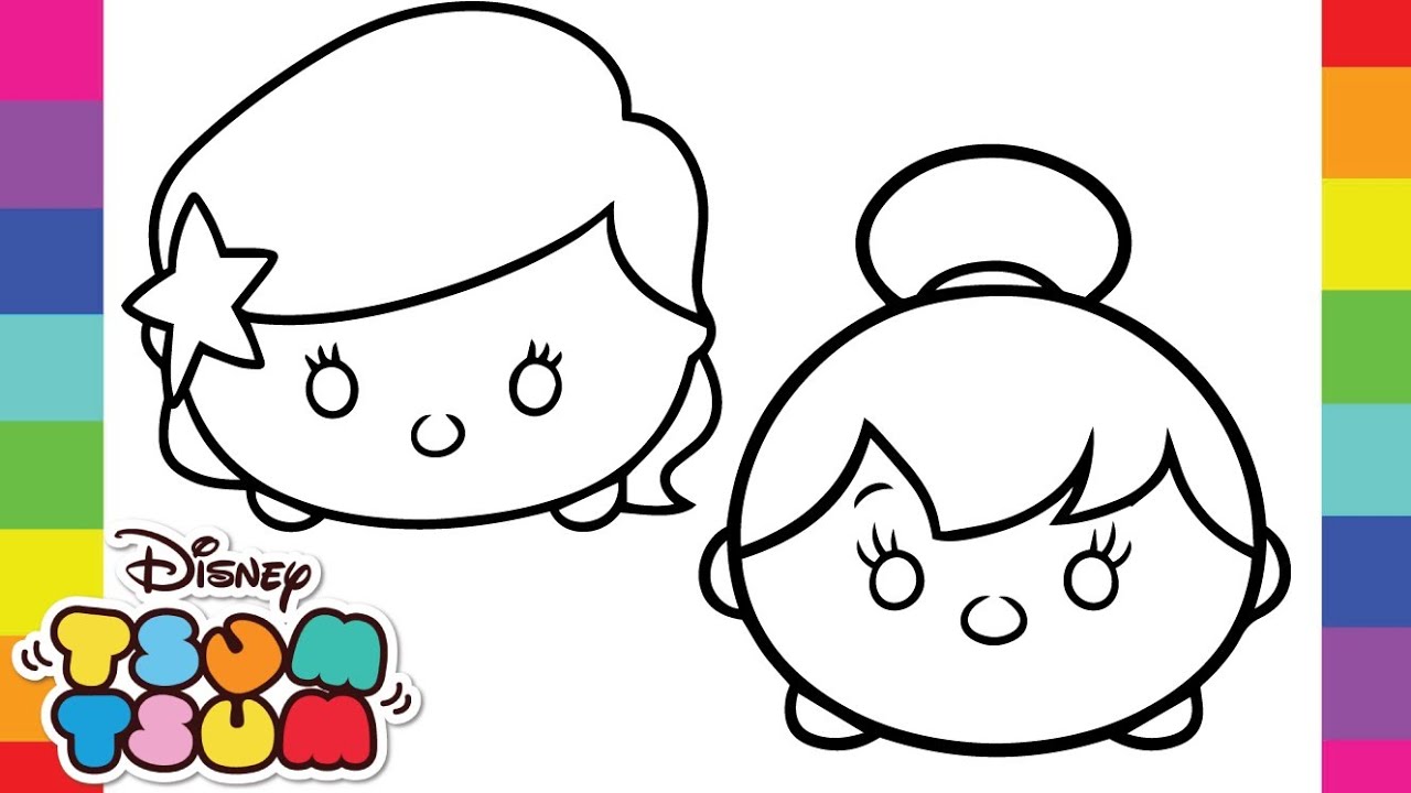 1280x720 Free Tsum Coloring Pages Tsum Family Comp 1 Di
