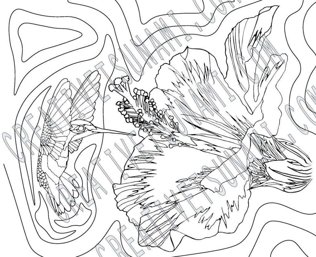 1024x833 Adult Coloring Pages And Stress Creative Tsunami