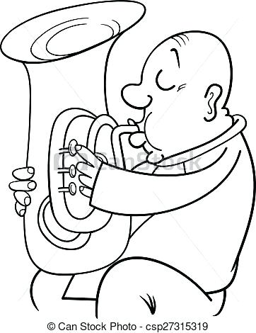 362x470 Tuba Coloring Page Gideon Tuba Warrior Coloring Pages
