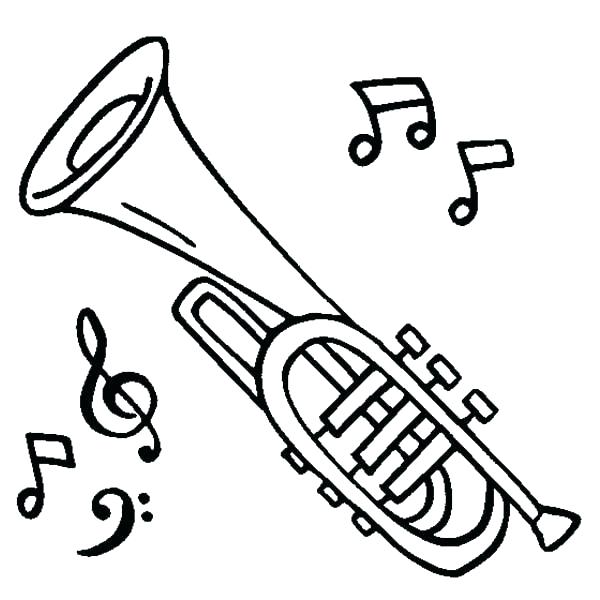 600x600 Gideon Coloring Page Good Tuba Coloring Page Print Cornet Is