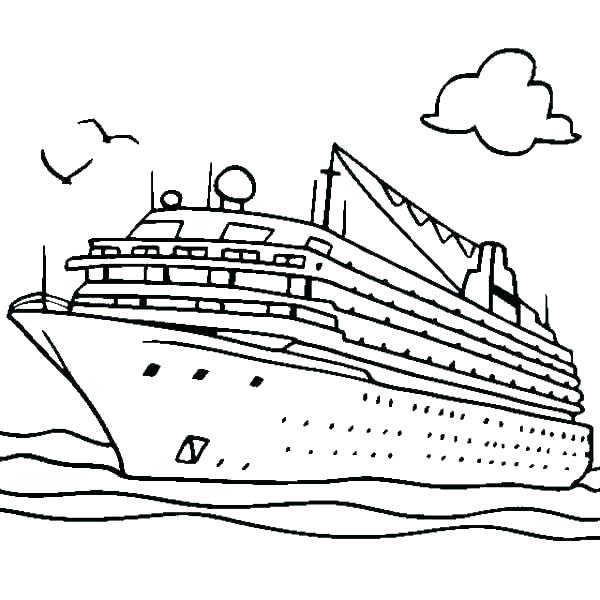 600x600 Boat Coloring Pages For Preschoolers Kindergarten Vehicles Free