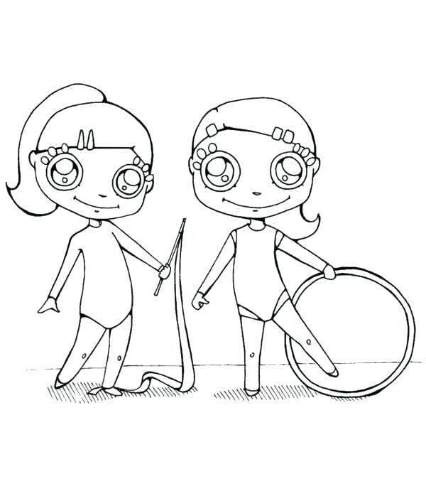 600x705 Gymnastics Coloring Pages Gymnastic Coloring Pages Gymnastics