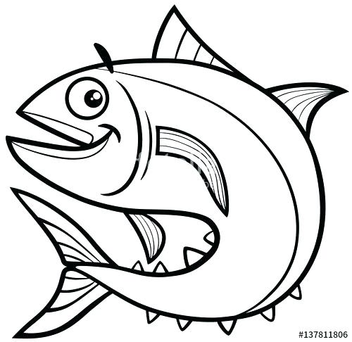 500x486 Fish Color Pages Best Of Fish Color Page Images Tuna Fish Coloring