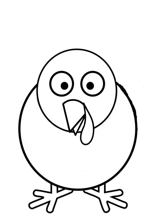 524x742 Turkey Coloring Page Art Main Turkey Body For Turkey Head Coloring