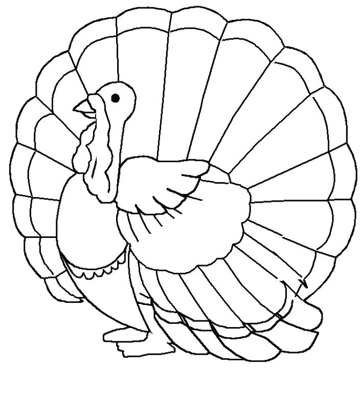 704x807 Turkey Coloring Pages Printable Turkey Coloring Page Turkey Day