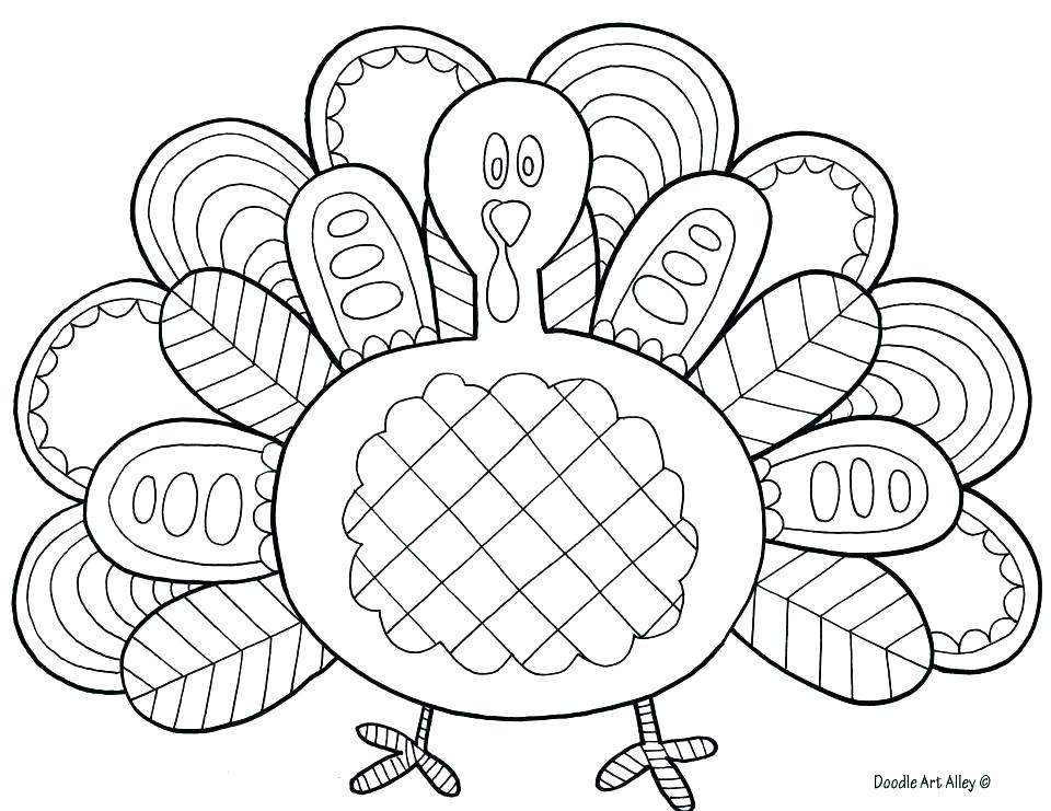 960x741 Coloring Page Turkey Turkey Coloring Pages 3 Free Turkey Coloring